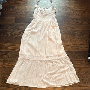 Hollister White Maxi Dress